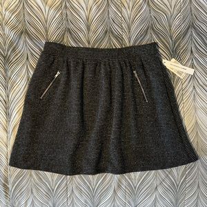 Womens L NWT Everyday Black & White Mini Skirt